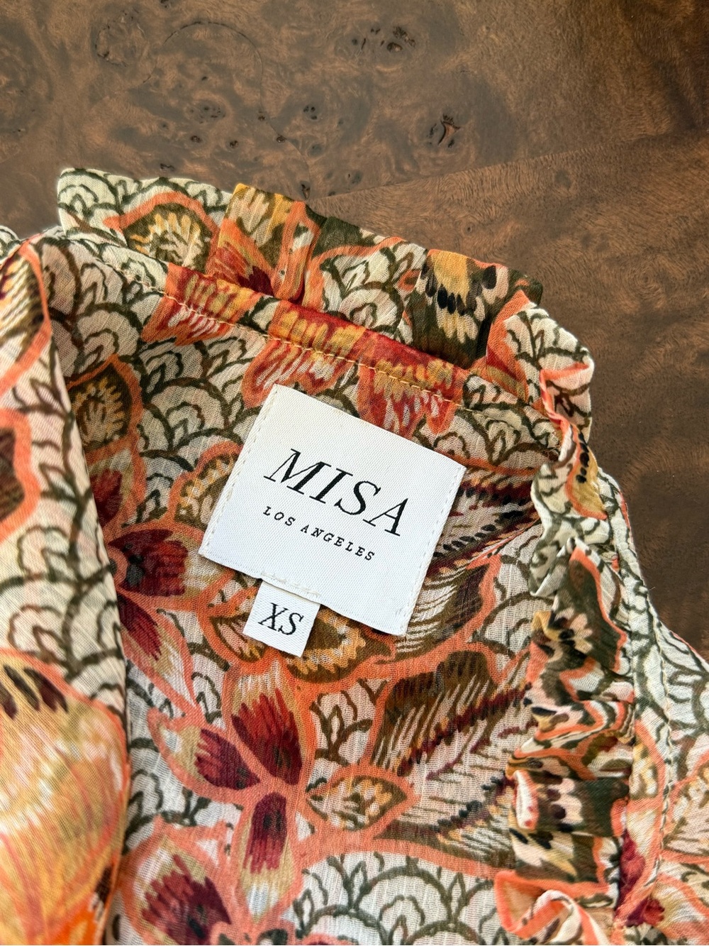 MISA LA Elisabetta Boho Floral Mini Dress XS - Picture 6 of 6